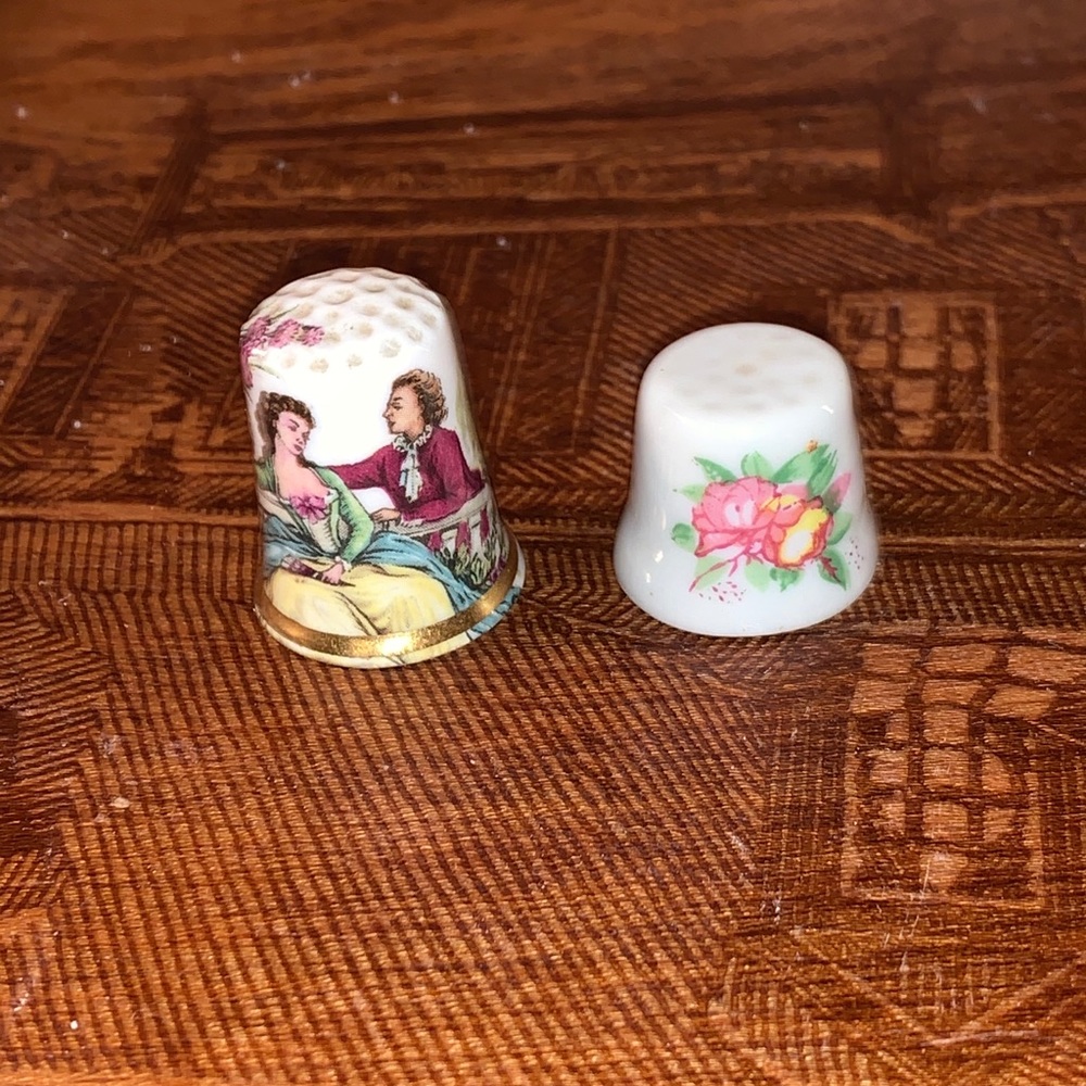 Decorative Hand painted thimbles